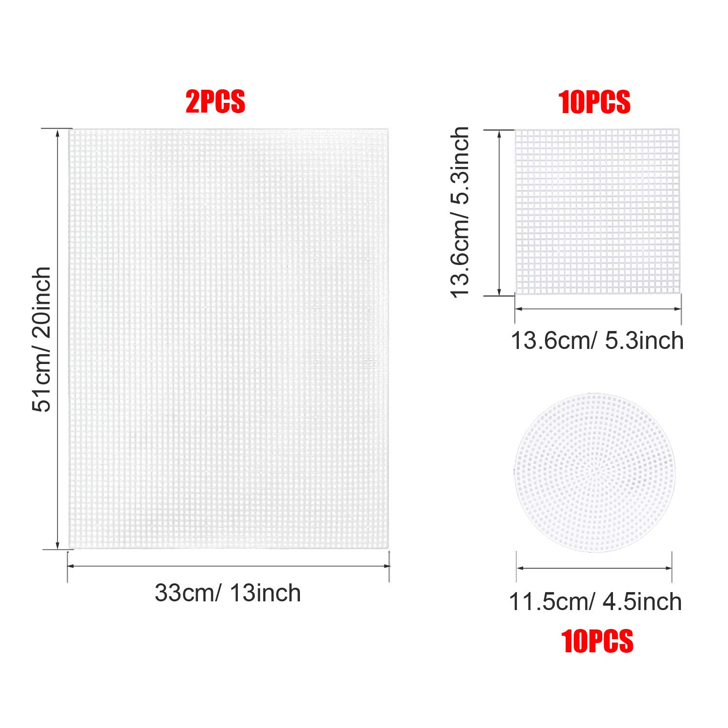 Amazon | Allazone メッシュプラスチックキャンバスシートキット